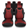 Housses de siège adaptées pour Fiat Bravo I, II (1995-2015) - housse siege voiture universelles - couverture siege - TR-RD