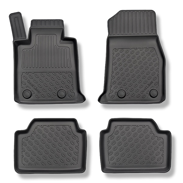 Tapis de sol en TPE adapté pour BMW 1 F21 Hayon (09.2012-06.2019) - tapis de voiture - noir