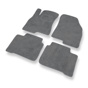 Tapis de Sol Velours adapté pour Kia Magentis I (2000-2005) - Premium tapis de voiture - gris