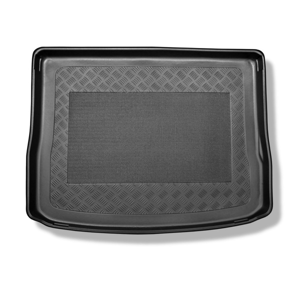 Tapis de coffre adapté pour Volkswagen Tiguan I SUV (07.2007-04.2016) - bac de coffre - protection de coffre voiture - coffre supérieur (seuil de chargement plat)
