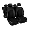 Housses de siège sur mesure adaptées pour Citroen C3 III Hayon (2016-2023) - housse siege voiture - couverture siege - czarny