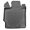 Tapis de sol en TPE adapté pour Toyota Yaris III Hayon (12.2015-10.2022) - version hybride - tapis de voiture - noir