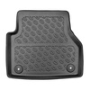 Tapis de sol en TPE adapté pour Audi A6 C8 Avant (09.2018-....) - aussi pour la version Quattro - tapis de voiture - noir