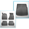 Kit tapis de coffre et tapis de voiture TPE pour: Audi A7 C7 Sportback (09.2010-01.2018)