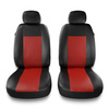 Housses de siège avant adaptées pour Mitsubishi ASX (2010-2021) - housse siege voiture universelles - couverture siege conducteur - 2CM-RD