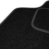 Tapis de Sol Velours adapté pour Mitsubishi ASX SUV (2010-2021) - Premium tapis de voiture - noir