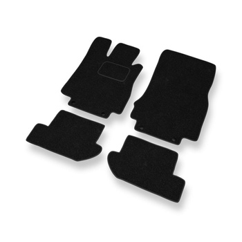 Tapis de Sol Feutres adapté pour Mercedes-Benz CL W215 (1999-2006) - tapis de voiture - noir