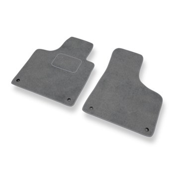 Tapis de Sol Velours adapté pour Audi A3 II 8P (2003-2012) - Premium tapis de voiture - gris