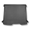 Tapis de coffre adapté pour Dacia Dokker Van (11.2012-09.2021) - bac de coffre - protection de coffre voiture - 5 places