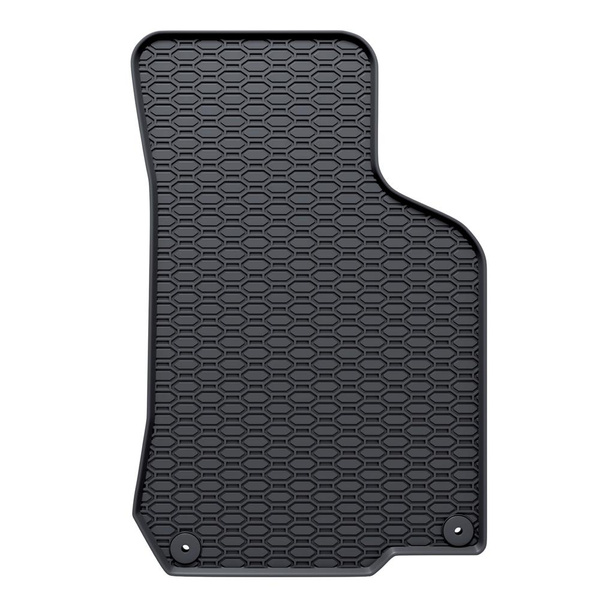 Tapis de sol en caoutchouc adapté pour Volkswagen Jetta IV Berline, SW (1998-2005) - tapis de voiture - noir - 4 pcs.