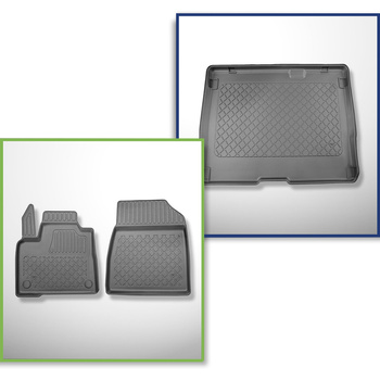 Kit tapis de coffre et tapis de voiture TPE pour: Renault Kangoo III Van (06.202