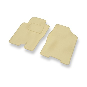 Tapis de Sol Velours adapté pour Nissan Pathfinder R51 (2005-2014) - Premium tapis de voiture - beige