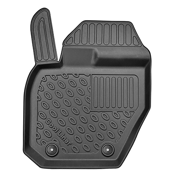 Tapis de sol en TPE adapté pour Volvo XC60 I SUV (12.2015-10.2022) - tapis de voiture - noir