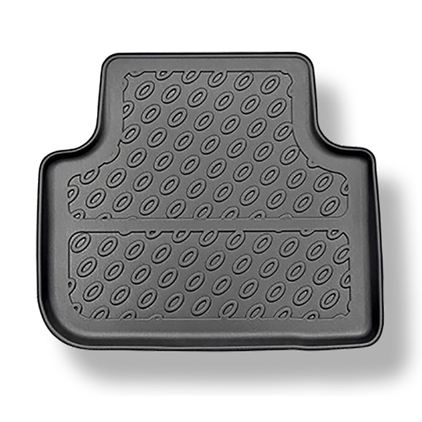 Tapis de sol en TPE adapté pour Audi Q3 F3 SUV, Sportback (09.2019-....) - aussi avec boîte hybride TFSI e Plug-in Hybrid - tapis de voiture - noir
