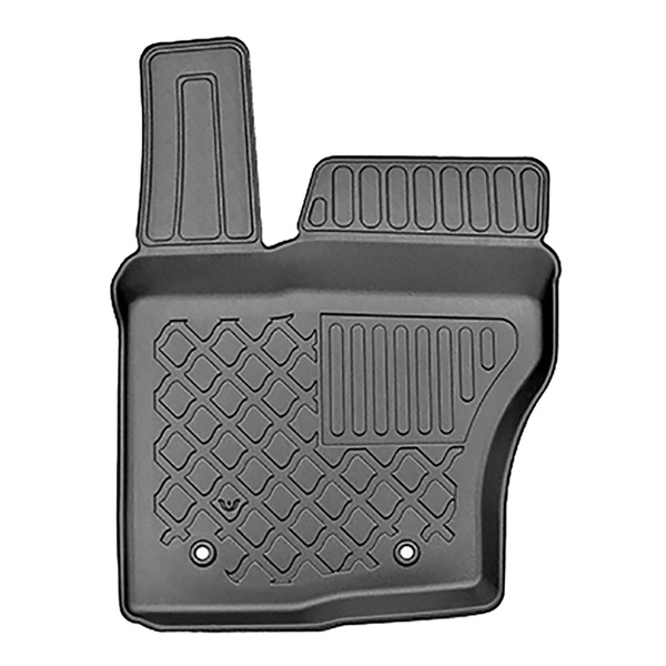 Tapis de sol en TPE adapté pour Land Rover Discovery V SUV (03.2017-....) - tapis de voiture - noir