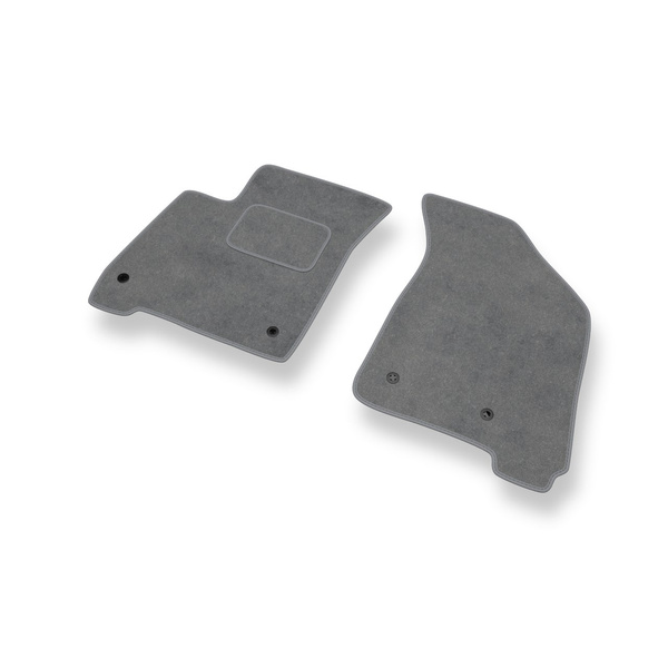 Tapis de Sol Velours adapté pour Fiat Freemont Crossover (2011-2016) - Premium tapis de voiture - gris