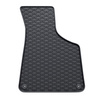 Tapis de sol en caoutchouc adapté pour Audi A3 8P (2003-2012) - tapis de voiture - noir