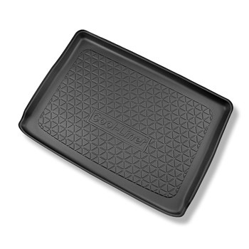 Tapis de coffre adapté pour Suzuki Vitara SUV (2019-03.2020) - bac de coffre - protection de coffre voiture - coffre supérieur; plancher amovible en la position la plus basse, après le lifting en 2019