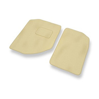 Tapis de Sol Velours adapté pour Dodge Durango II (2004-2009) - Premium tapis de voiture - beige