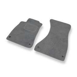 Tapis de Sol Velours adapté pour Audi A4 B9 Avant, Berline (2015-2024) - Premium tapis de voiture - gris