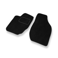 Tapis de Sol Velours adapté pour Lancia Thema I (1984-1994) - Premium tapis de voiture - noir