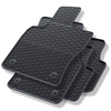 Tapis de sol en caoutchouc adapté pour Audi Q3 II (2018-....) - tapis de voiture - noir