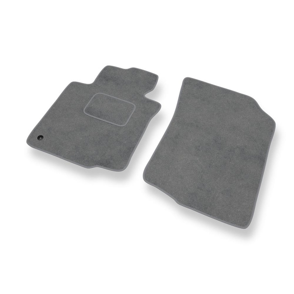 Tapis de Sol Velours adapté pour Citroen C1 I Hayon (2005-2014) - Premium tapis de voiture - gris