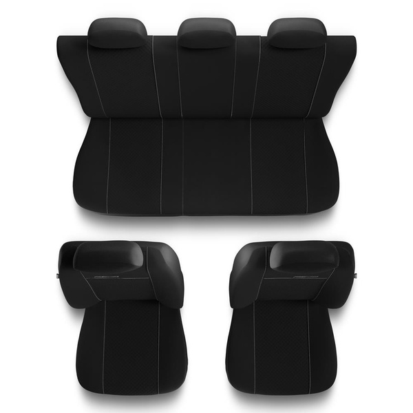 Housses de siège adaptées pour Land Rover Freelander I, II (1998-2014) - housse siege voiture universelles - couverture siege - PG-1