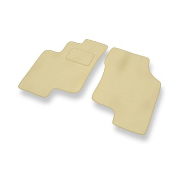 Tapis de Sol Velours adapté pour Hyundai Getz (2002-2008) - Premium tapis de voiture - beige