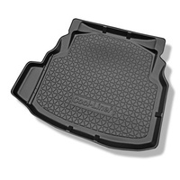 Tapis de coffre adapté pour Mercedes-Benz Classe C W204 Berline (04.2007-02.2014) - bac de coffre - protection de coffre voiture - sièges arrière non rabattables