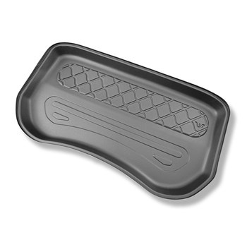 Tapis de coffre adapté pour Tesla Model 3 Berline (2020-....) - bac de coffre - protection de coffre voiture - coffre avant; 2 et 4 roues motrices