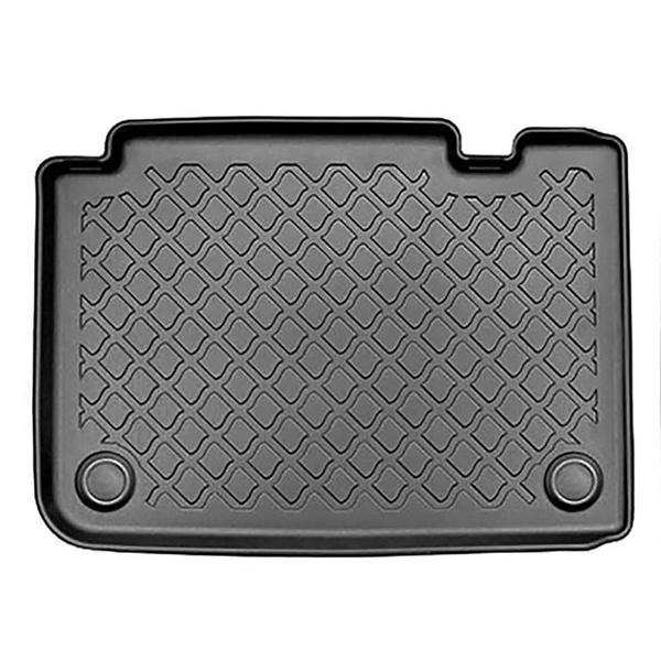 Tapis de sol en TPE adapté pour Tesla Model S Liftback (07.2012-03.2015) - à traction arrière - tapis de voiture - noir