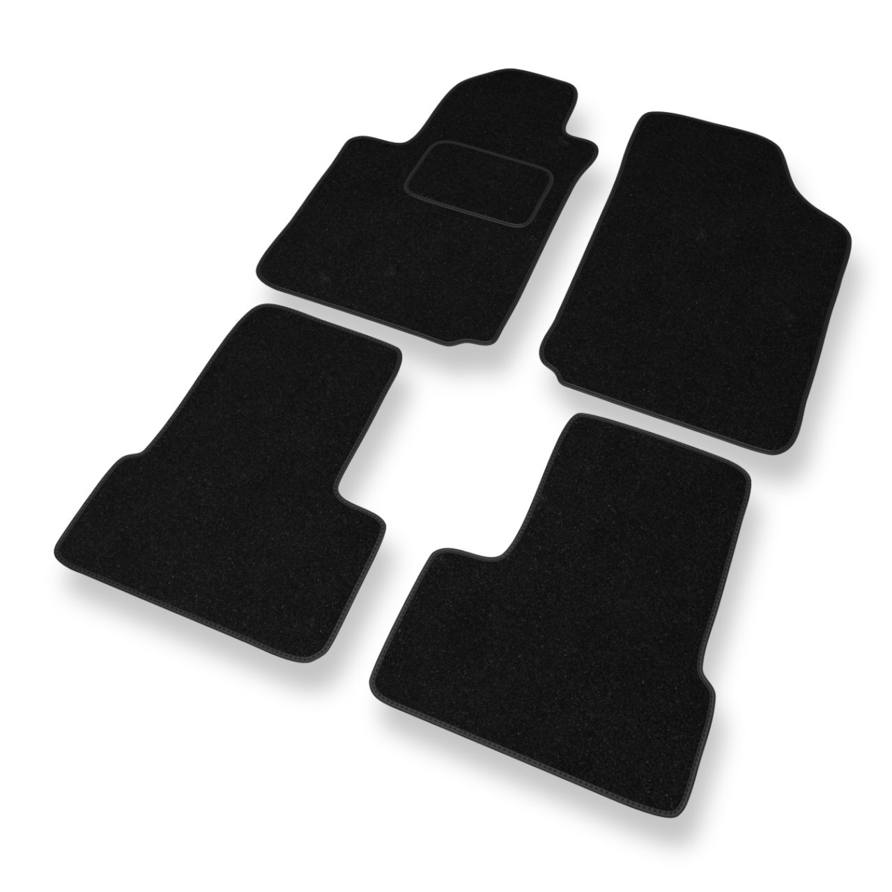 Tapis de Sol Feutres adapté pour Citroen C3 I (2002-2009) - tapis de  voiture - noir