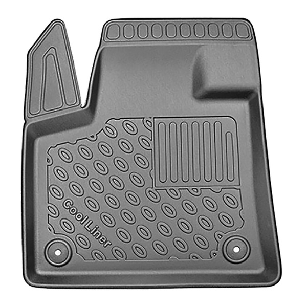 Tapis de sol en TPE adapté pour Citroen C5 Aircross Plug-in Hybrid SUV (01.2020-....) - tapis de voiture - noir