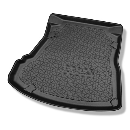 Tapis de coffre adapté pour Audi A4 B5 Berline (1995-10.2001) - bac de coffre - protection de coffre voiture - banquette arrière escamotable ; sans CD / navigation è gauche