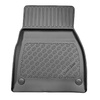 Tapis de sol en TPE adapté pour Mercedes-Benz EQS V297 Berline (09.2021-....) - tapis de voiture - noir