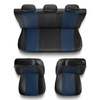 Housses de siège adaptées pour Citroen Nemo (2008-2019) - housse siege voiture universelles - couverture siege - CM-BL