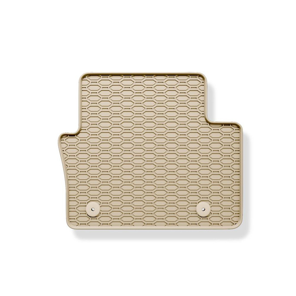 Tapis de sol en caoutchouc adapté pour Opel Insignia I (2008-2017) - tapis de voiture - beige