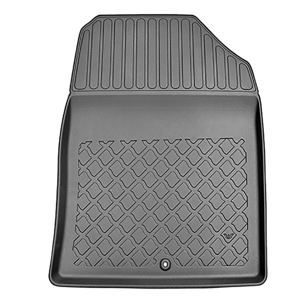 Tapis de sol en TPE adapté pour Kia Ceed III CD Plug-in Hybrid Break (01.2020-....) - tapis de voiture - noir