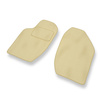 Tapis de Sol Velours adapté pour Alfa Romeo 164 I (1987-1997) - Premium tapis de voiture - beige