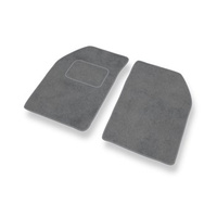 Tapis de Sol Velours adapté pour Renault Kangoo I (1997-2007) - Premium tapis de voiture - gris