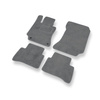 Tapis de Sol Velours adapté pour Mercedes-Benz CLS W218 Coupé (2010-2018) - Premium tapis de voiture - gris