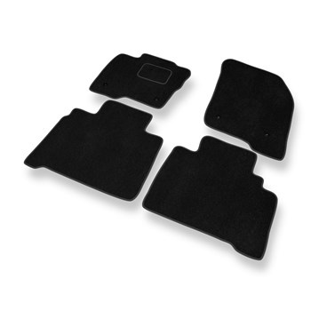 Tapis de Sol Velours adapté pour Ford S-Max II (2015-2023) - Premium tapis de voiture - noir