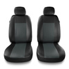 Housses de siège avant adaptées pour Fiat Bravo I, II (1995-2015) - housse siege voiture universelles - couverture siege conducteur - 2CM-G