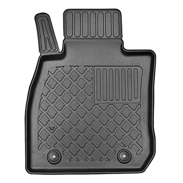 Tapis de sol en TPE adapté pour Mazda CX-3 SUV (12.2015-10.2022) - tapis de voiture - noir