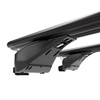 Barres de toit en aluminium adapté pour Volkswagen Passat B8 SW (2015-2023) - Porte-Bagages de Voiture noir - rails intégrés