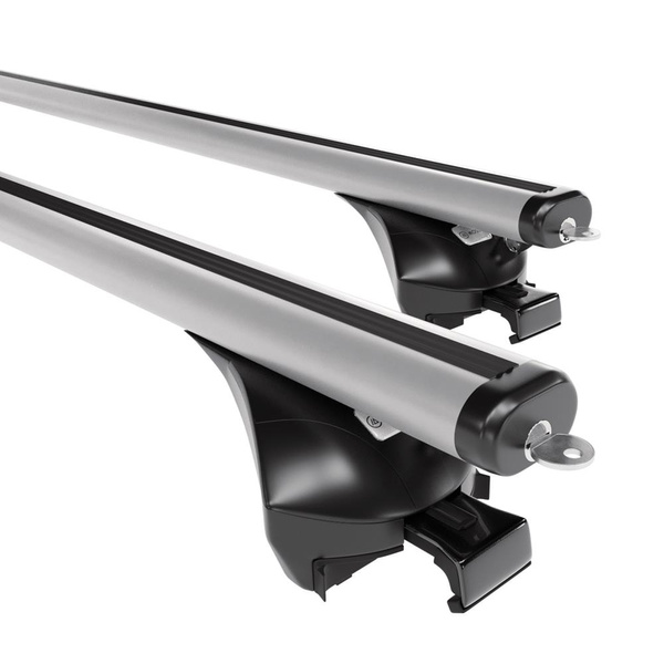 Barres de toit en aluminium adapté pour Lexus UX SUV (2019-....) - Porte-Bagages de Voiture argent - rails intégrés