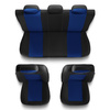 Housses de siège adaptées pour Lancia Phedra (2002-2010) - housse siege voiture universelles - couverture siege - S-BL