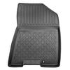 Tapis de sol en TPE adapté pour Hyundai Tucson II SUV (12.2015-10.2022) - tapis de voiture - noir