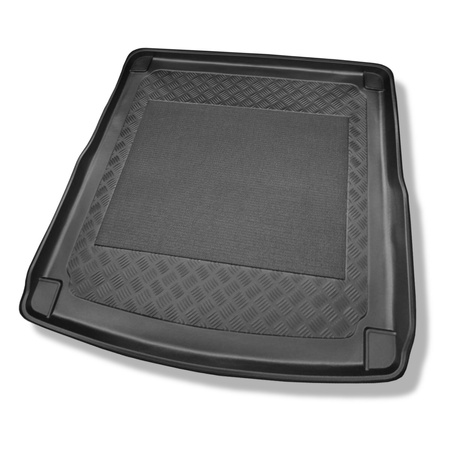 Tapis de coffre adapté pour Audi A4 B8 Avant (04.2008-10.2015) - bac de coffre - protection de coffre voiture - aussi pour la version Quattro